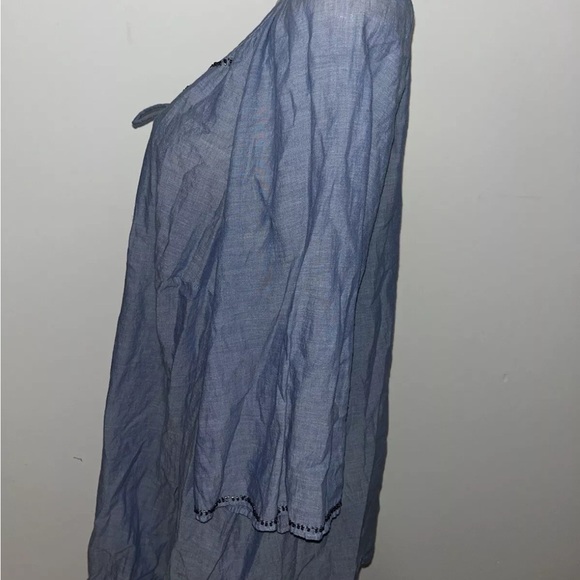 catherines 3x Cotton Boho Peasant Top Beaded Tassel - Picture 4 of 6